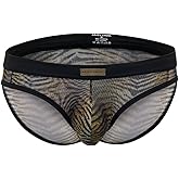 Arjen Kroos Men Sexy Underwear Breathable Comfortable Mesh Briefs