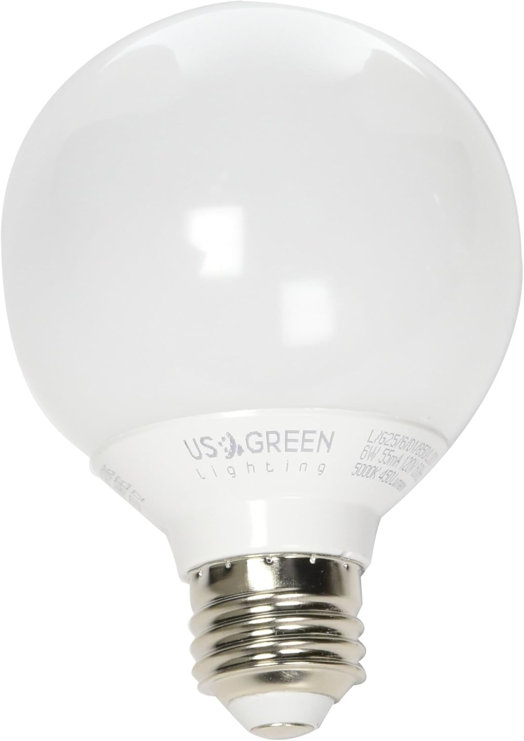 6 Pack Led G25 Vanity Globe Light Bulb Dimmable 6w 40 Watt Equivalent Daylight 5000k Shatter Resistant Energy Star E26 Base 450 Lumens Amazon Co Uk Lighting