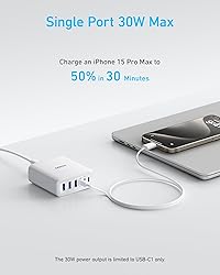 Anker Desktop Charger, Fast Charging USB C