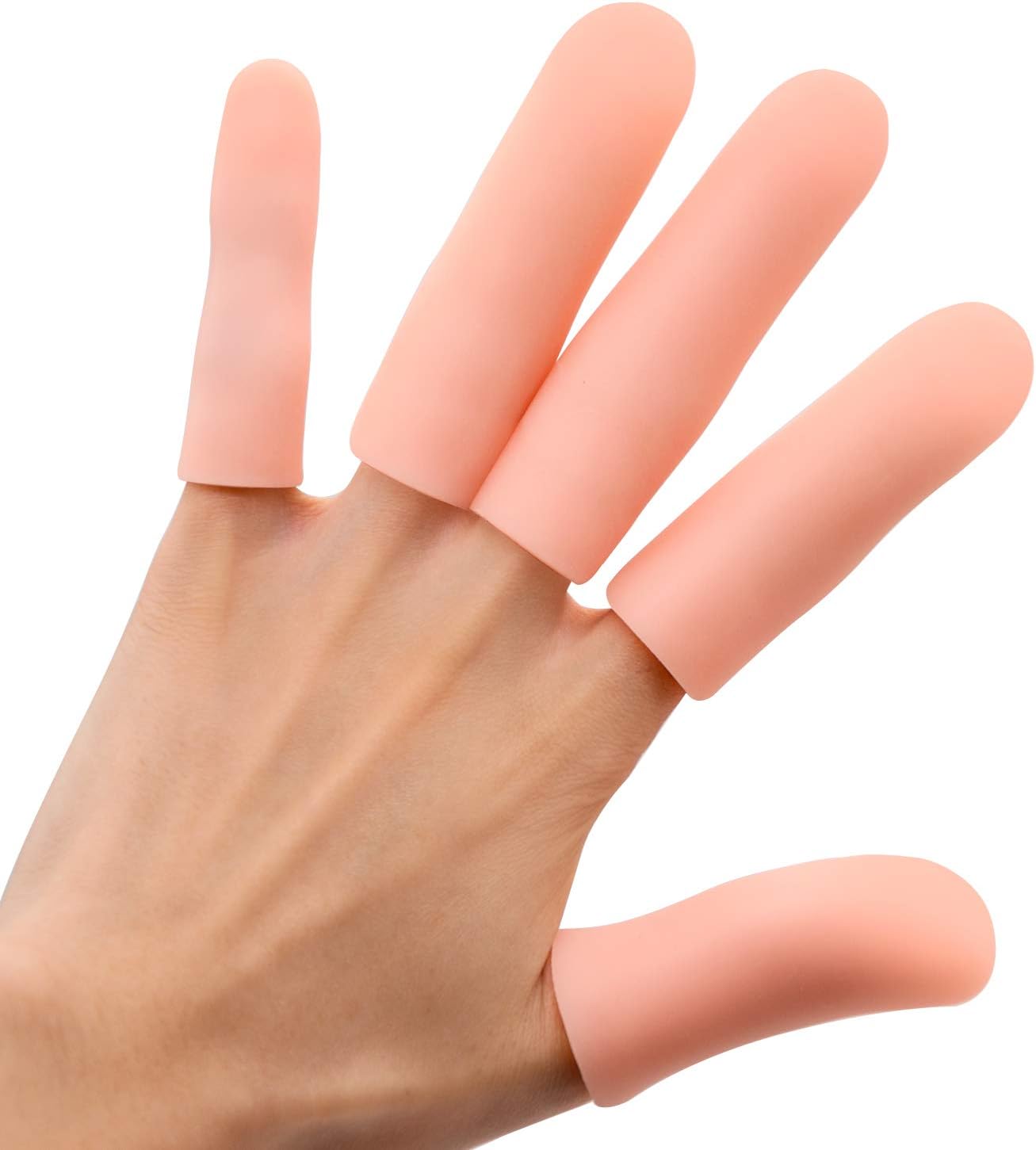 Sumiwish Finger Protectors, 10 Pack Thick Gel Finger Sleeves