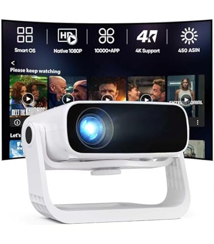 Projecteur Extérieur 4K Avec WiFi Et Bluetooth : Projecteur 20000L 600