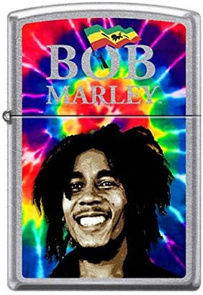 Zippo - Windproof Lighter, Bob Marley, Street Chrome, Colour Image, Refillable, Reusable, Windproof Design, Gift Box, Made in the USA — image 1