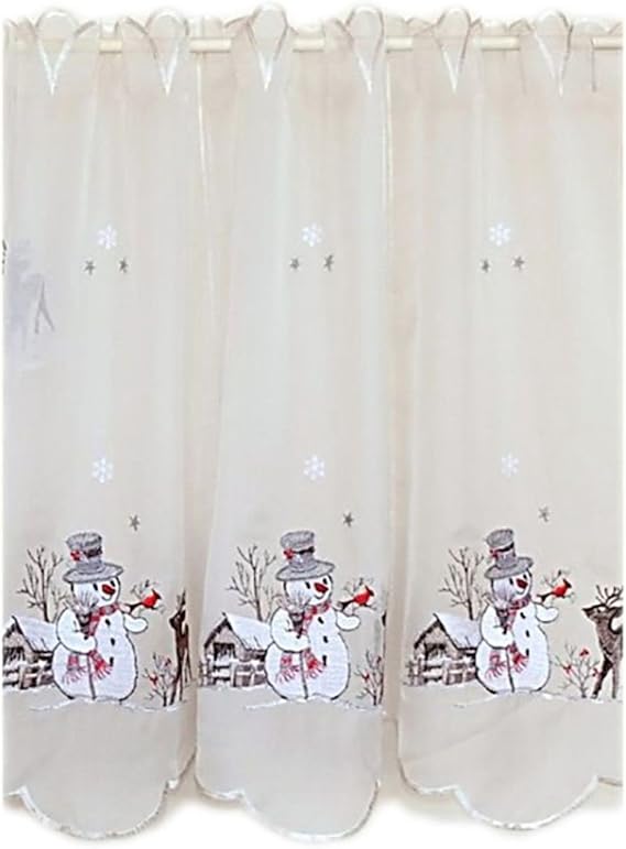 Amazon.de: Raebel OHG Apolda Scheibengardine 60 x 150 cm Weihnachten