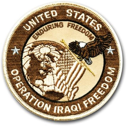 Military patches Operation Iraqi Freedom 3" Hook and Loop Patch