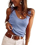 Tankaneo Womens V Neck Tank Tops 2025 Sleeveless
