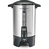 Hamilton Beach 45 Cup Coffee Urn and Hot Beverage Dispenser, Silver (40519)