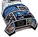 Star Wars Classic Logo Twin/Full Comforter - Super Soft Kids Reversible Bedding features Darth Vader - Fade Resistant Polyester Includes 1 Bonus Sham (Official Star Wars Product)