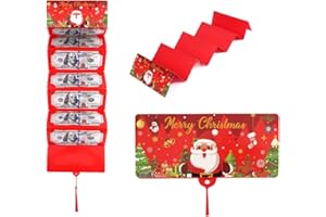 Christmas Cash Gift envelopes, 10-Pack Money Bags, Christmas Surprise Card Holders, Holds Cash, Checks, and Gift Cards