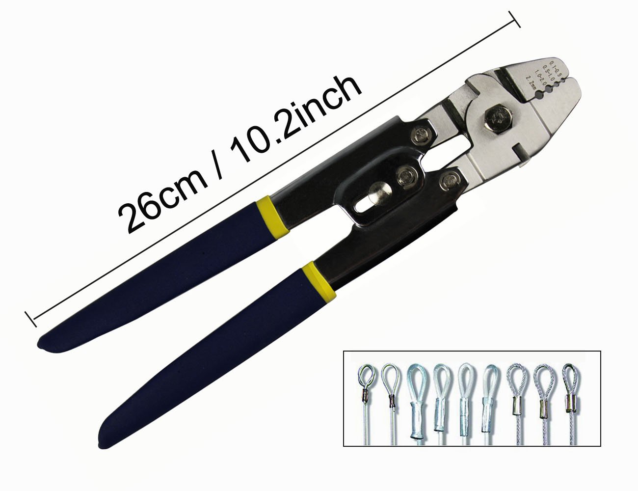 Wire Rope Swager Crimpers Fishing Crimping Tool for Copper Fishing Line