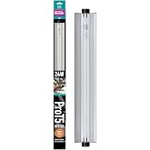 Arcadia T5 UVB Reptile Light Fixture Kit 22.5" Long 24 Watts 12% UVB Desert &ndash; Complete UVB Light for Reptiles, Turtles, Snake, Bearded Dragon Lamp, Long Lasting Easy to Use Professional Lighting