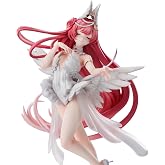 1/6 Scale Anime Girl Figure Hane Rona - Celestial Angel Figurine with Feathered Gown &amp; Translucent Matte Dress - 10" Premium Finished Collectible Statue with Bonus Expression for Desktop Sanctuary
