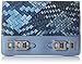 Nine West Gleam Team Slgs Wallet Foldover Clutch, Blue Multi/River Blue, One Size