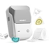NIIMBOT B1 Barcode Label Maker, Bluetooth Thermal Label Printer, Portable Sticker Maker for Home Organization, Mailing, Bakery,Grocery, Small Business, Compatible with Phone Computer,Sky Grey