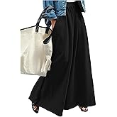 RoseSeek Women's Wide Leg Sweatpants High Elastic Waist Flowy Palazzo Pants Loose Baggy Pants Bottoms