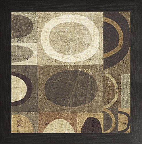 Frame Company Watson Range Modern Geometric Neutral II by Michael Mullan, Photo Frame - 12 x 12 Inches, Black