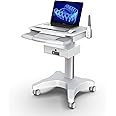 Medical Trolley with Laptop Pallet and Oral Scanner Holder, Dental Clinic Cart with Wheels for Hospital Beauty Salon (OC-3)
