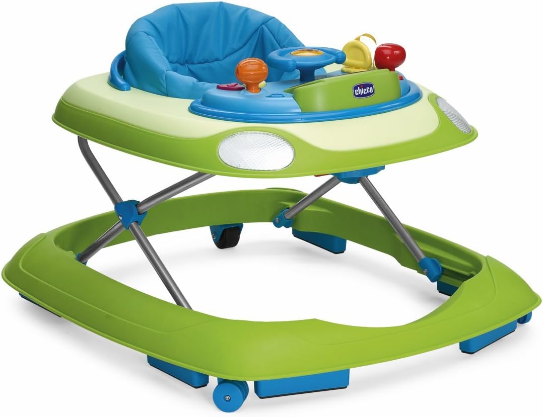 green baby walker