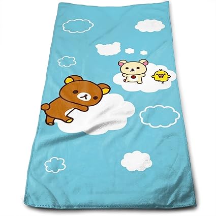 Amazon Zarker リラックマ フェイスタオル バスタオル 吸水 速乾 抗菌 防臭 大きめ キャラクター アニメ 雑貨 グッズ 子供 人気 30 70cm バスタオル ホーム キッチン オンライン通販