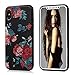 YOKIRIN iPhone Xs Case (2018), Printed Floral Shock-Absorption Soft TPU Rubber Skin Gel Bumper Crystal Colorful Butterfly Anti-Scratch Fingerprint Ultra Thin Slim Protective Cover for iPhone X 2017
