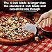 Bambooworx Professional Pizza Cutter Wheel, 4 Inch Stainless-Steel Razor Sharp Blade with Bamboo Handle