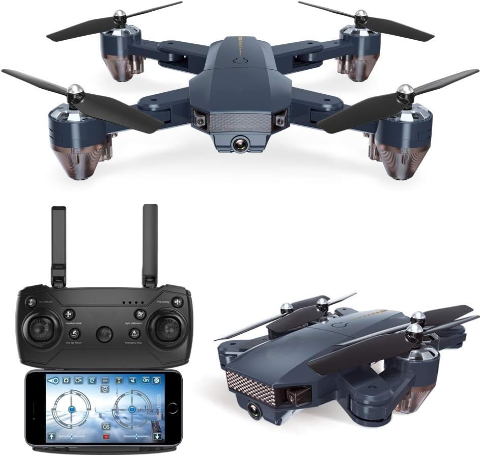 SUPER TOY RC Foldable Drone with 480P Wi-Fi Camera and 1 Extra Battery