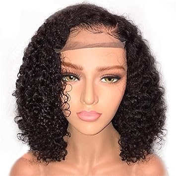 Amazon Com Wig Female Front Lace Chemical Fiber Hair Medium