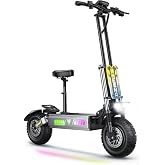 T99 Electric Scooter for Adults 8000W Dual Motor Up to 55MPH Max Speed 75Miles Long Range Electric Scooter 13" Huge All Terrain Tires Off-Road E-Scooter for Adults Foldable