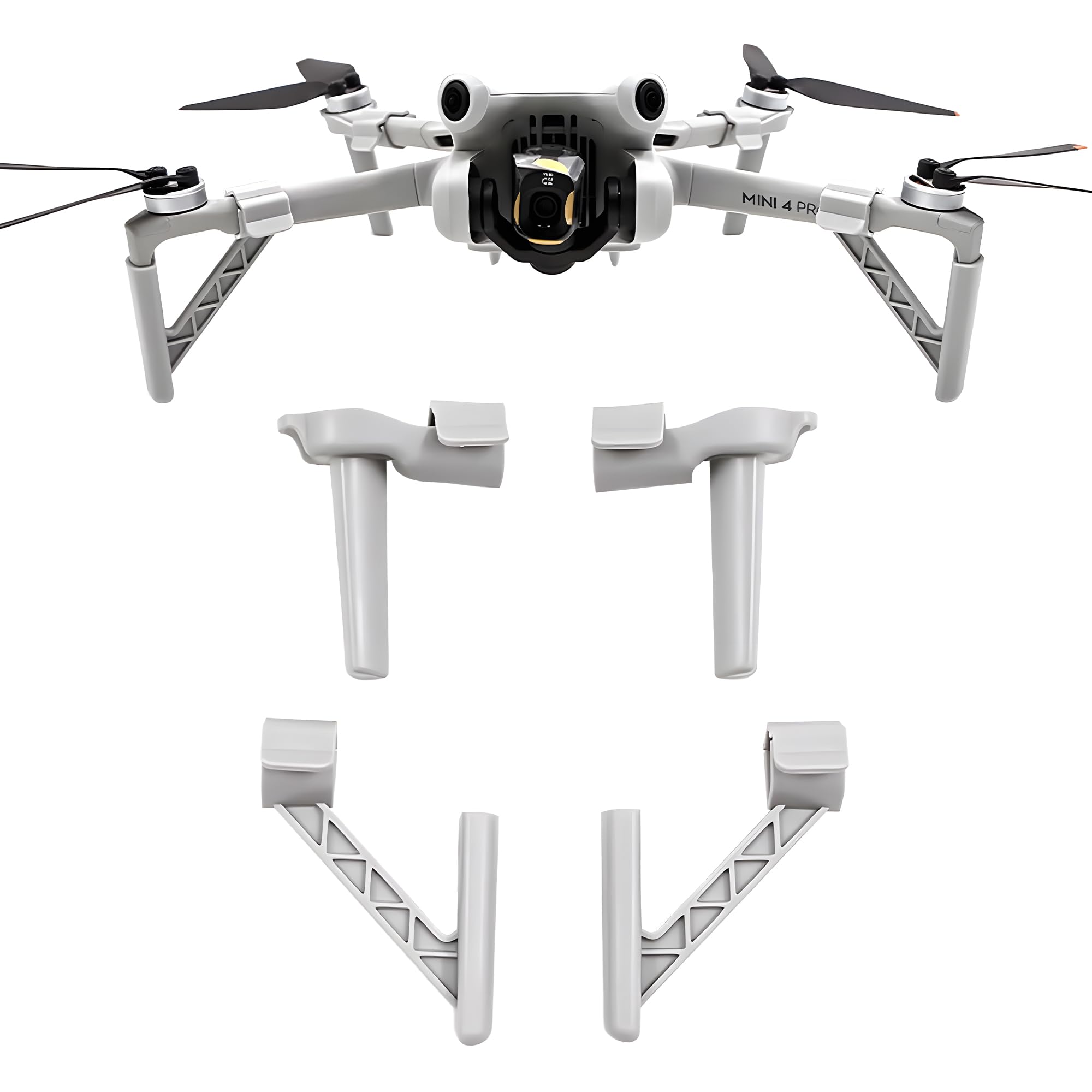 Craznick Mini 4 Pro Landing Gear Extensions Heightening Bracket Leg Support Protector for DJI Mini 4 Pro Drone Accessories