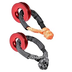 Black and Orange 1/2" UHMWPE Synthetic Soft Rope