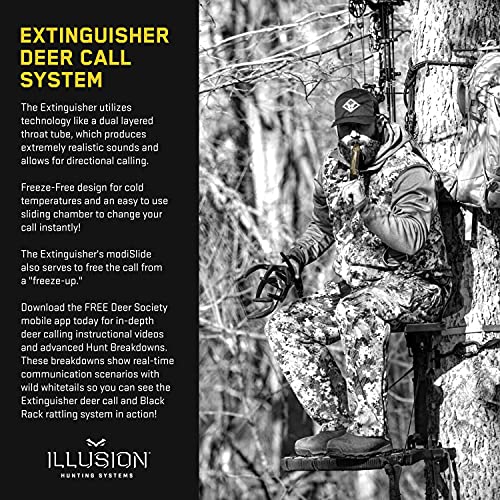 Illusion Systems Extinguisher Deer Call Hunting Accessories for Men Adjustable Pitch with