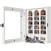 Anxiety Bookshelf Ornament Small Bookshelf Shake Away Your Anxiety Miniature Book Display Shelf with 300Pcs Mini Books & 3 Po