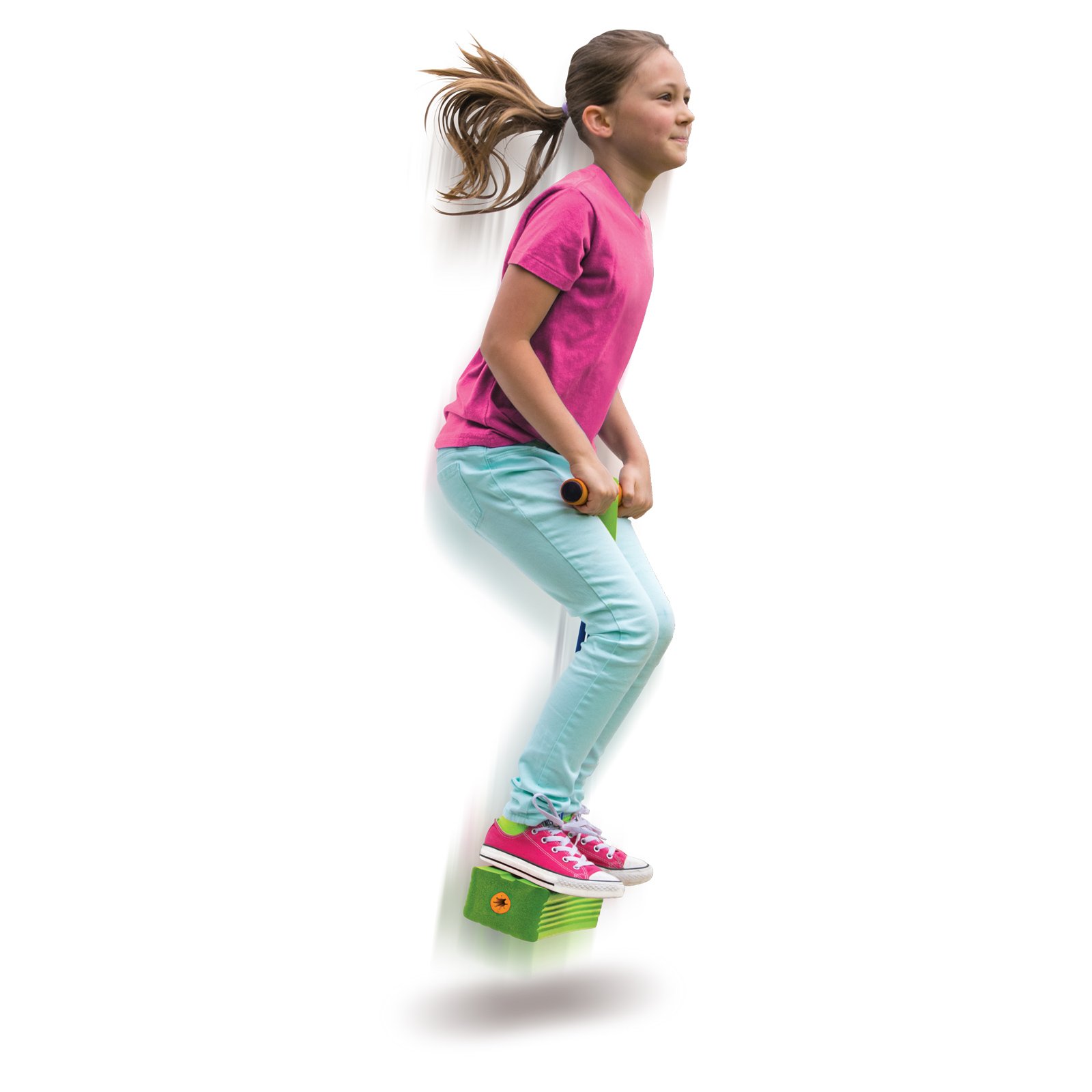 Jumparoo Deluxe Bungee Boing Foam Bouncing Toy - The Squeakiest, Easiest Pogo Stick Ever! for Kids 3 Years & Up, Pogo Stick