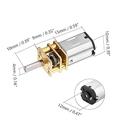 Fielect Mini Gear Motor DC 3V 750RPM Micro Gear