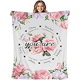 Christian Birthday Gifts for Teengirls, Inspirational Religious Baptism Gifts for Teen Girls Women Friend, Christian Throw Blanket for Women Faith Girl Sister 40"x50"