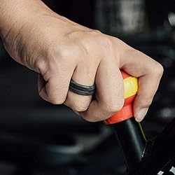 MIROMIHO Silicone Rings for Men 4/7 Multipack of