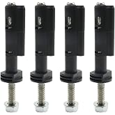 EATAKWARD 4 Pcs Mounting Pins for Recovery Boards, Lockable Design Traction Board Mounting Pins, Anti-Theft Security Kit Replacement for MaxTrax MKII Recovery Boards