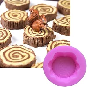 NMLB TocóN Y áRbol Anual DecoracióN de Pastel de Silicona En Forma de