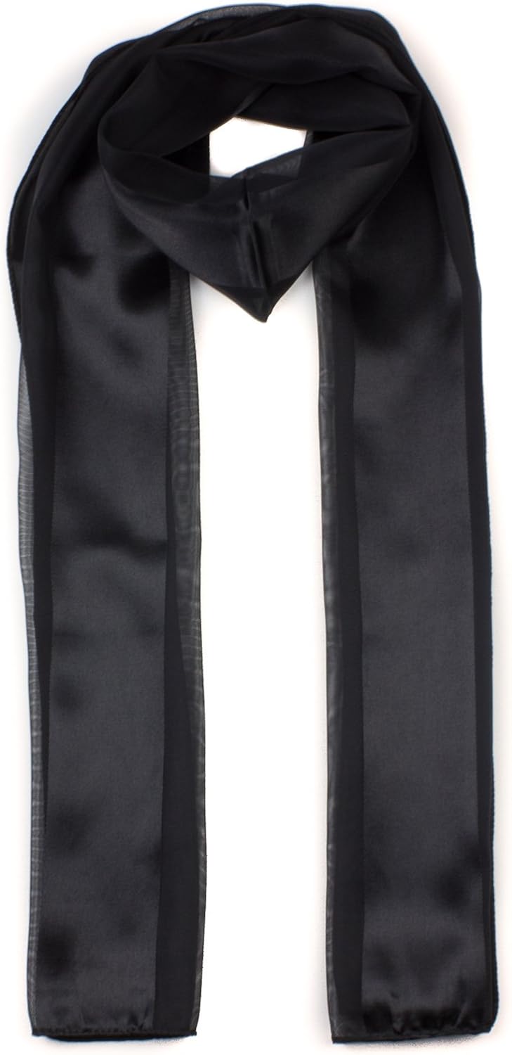 Mytoptrendz®Womens Black Plain Soft Lightweight Scarf Fashion Neck Head