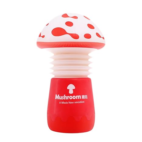 Mushroom (Virgin - Red) - Einstellbar Onahole Masturbator Silikon geruchlos Cup