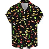 Men's Cinco De Mayo Shirt Funny Short Sleeve Button Down Mexican Shirts