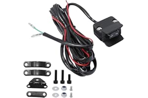 Zreneyfex Heavy Duty Handlebar Control Line Winch Rocker Switch Handlebar Control Warn Accessories for 12V ATV/UTV Winch Swit