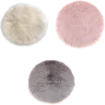 Kesoto Peau De Mouton Moelleux Peau Fausse Fourrure Faux