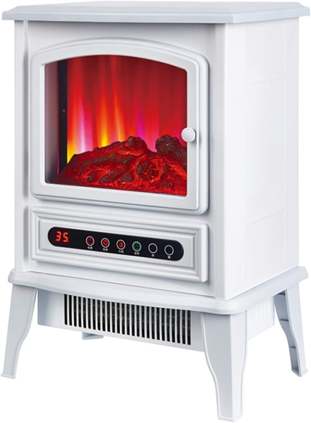 YAMMY Elektrokamin Wandmontage Elektroherd Kaminheizung