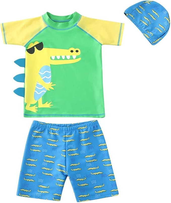Storerine Maillot De Bain Garcon 2 12 Ans Tee Shirt Anti Uv Bebe Et Short Enfant