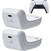 Uwayor 2X 3000mAh PS5 Controller External Battery Pack, PS5 Replacement Battery Extender for Sony PlayStation 5 DualSense LIP1708 CFI-ZCT1W Controller with USB-C Charging Cable