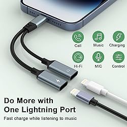 2-in-1 iPhone to Lightning*2 Jack Audio Headphone