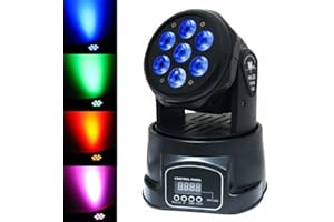 XPC LED Stage Lights Moving Head Light 7 x 10W 4 in1 RGB Multicolor Effect Lighting For DJ KTV Disco Party (1PCS)