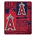 MLB Los Angeles Angels Strength Printed Fleece Throw, 50 x 60-inches