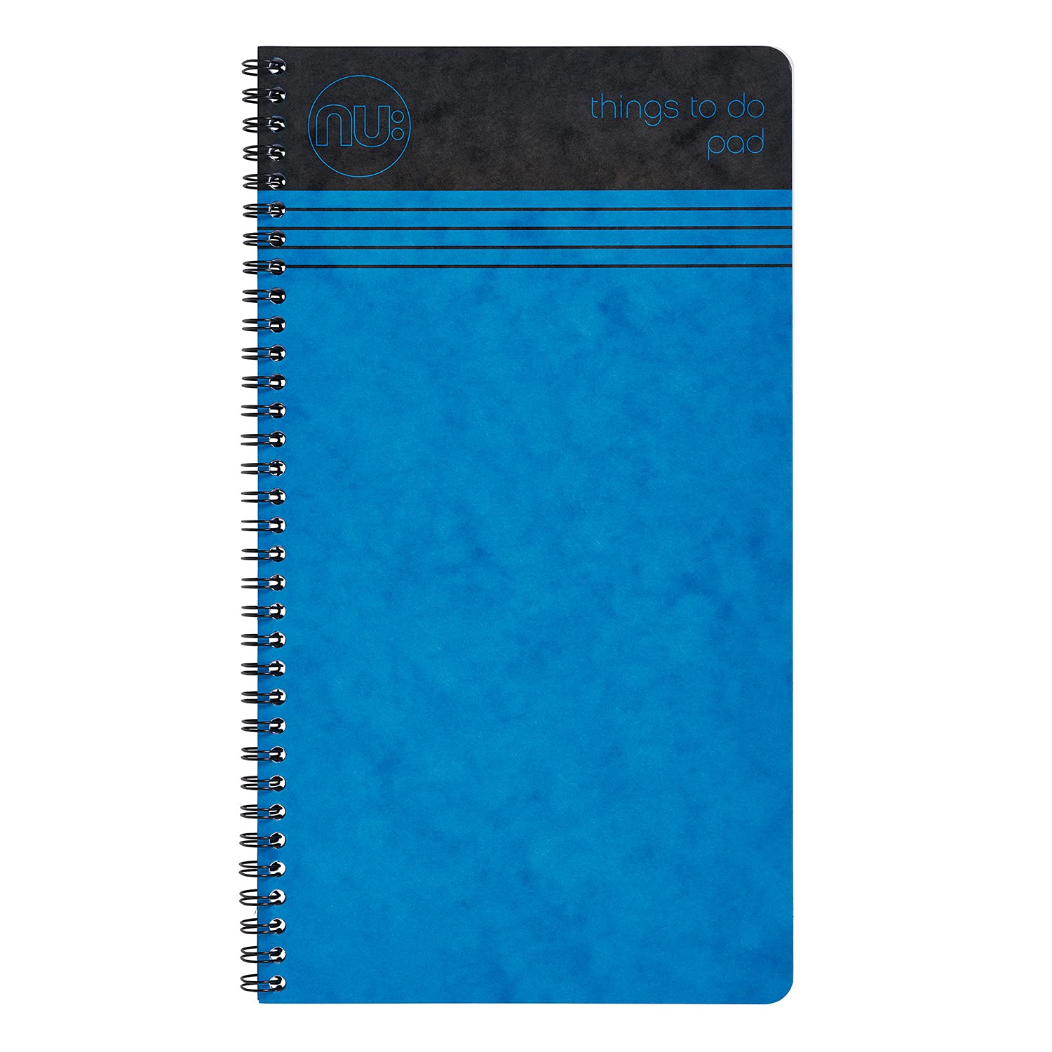 NU Notebooks - Craze Cloud Range - Things to Do Pad - Wirebound Notebook - Stationery Notebooks - Ruled Notepad - Blue - 110 Pages,157 x 282