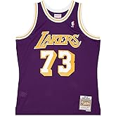 Mitchell & Ness Dennis Rodman Los Angeles Lakers Road 1998-99 Mens Swingman Jersey, Purple